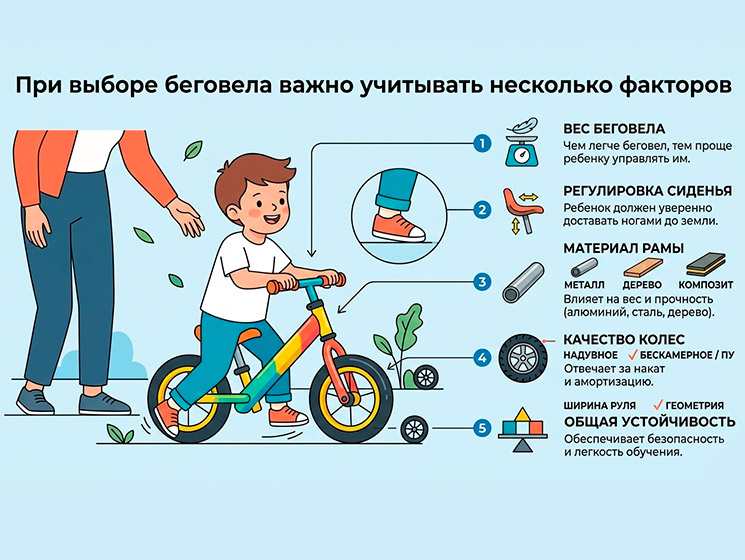 Как выбрать беговел для ребенка