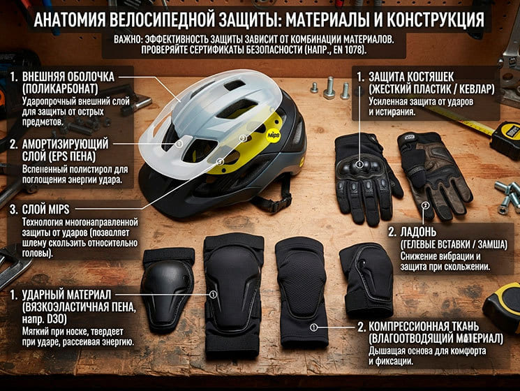 Iz kakih materialov delayut sovremennuyu velosipednuyu zashchitu (1)