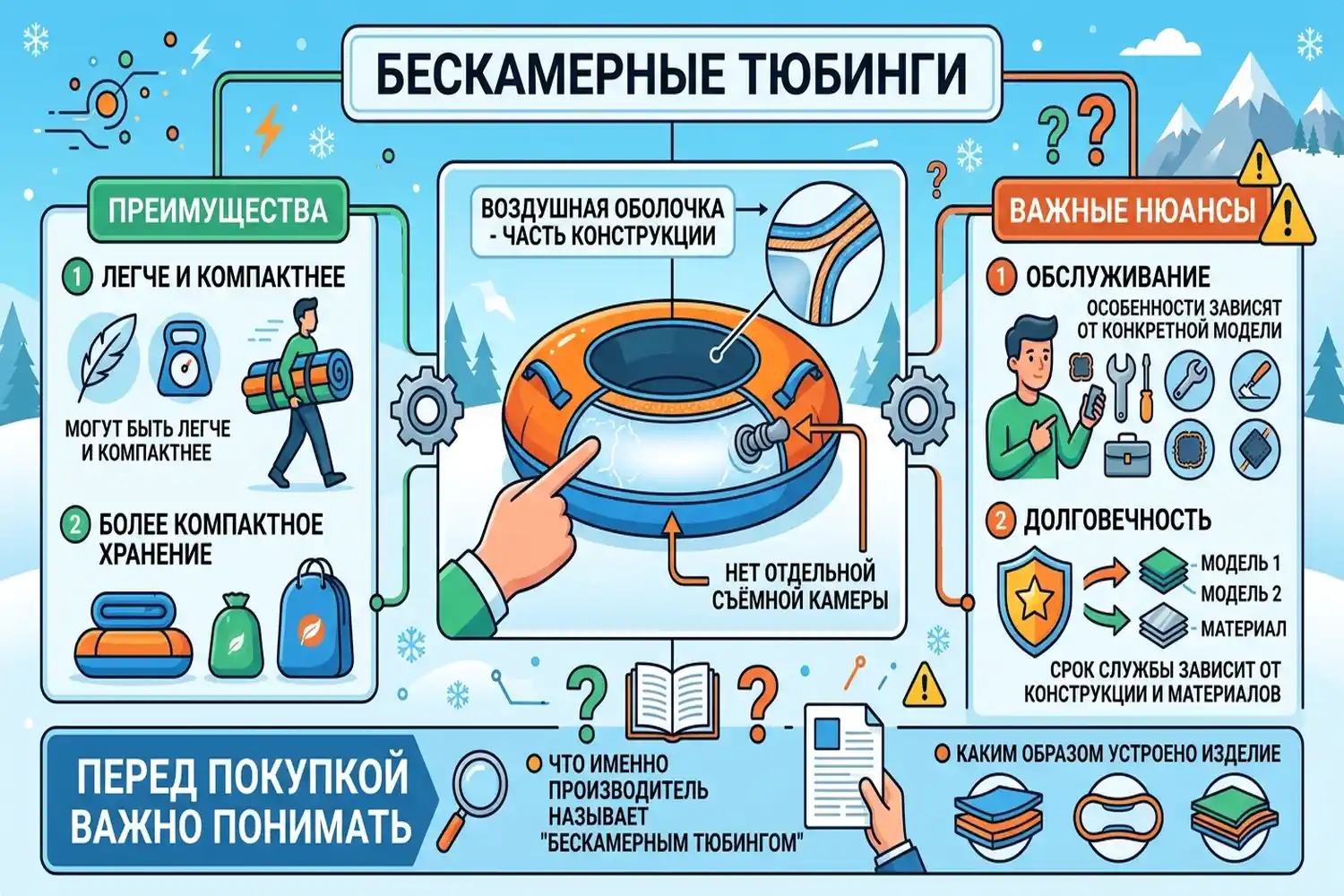 бескамерные тюбинги