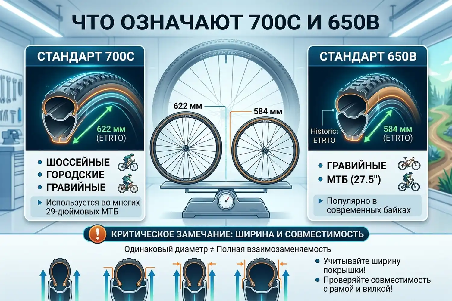 что означают 700c и 650b