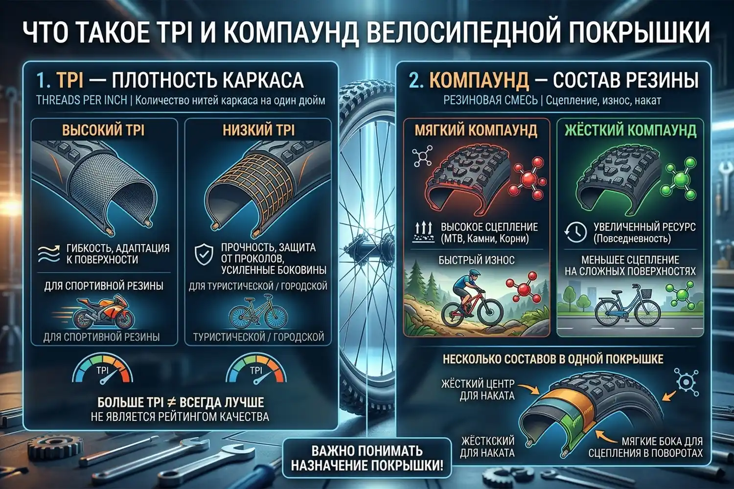 что такое tpi велосипедной покрышки