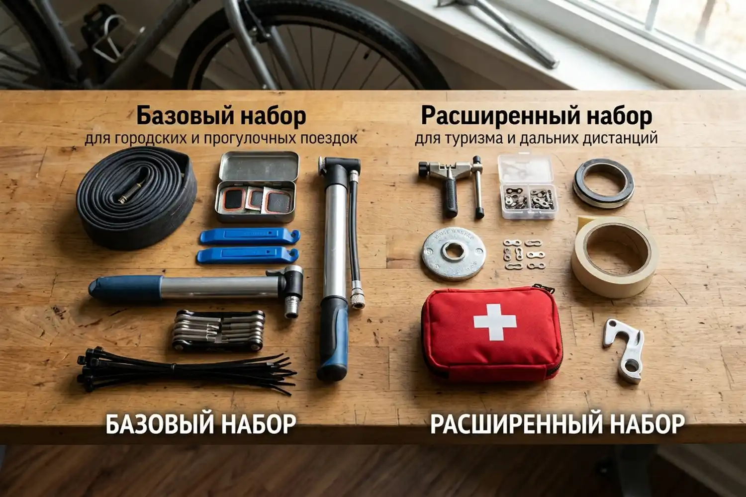 что входит в ремкомплект для велосипеда