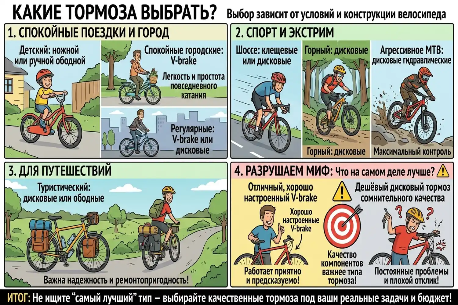 какие тормоза выбрать