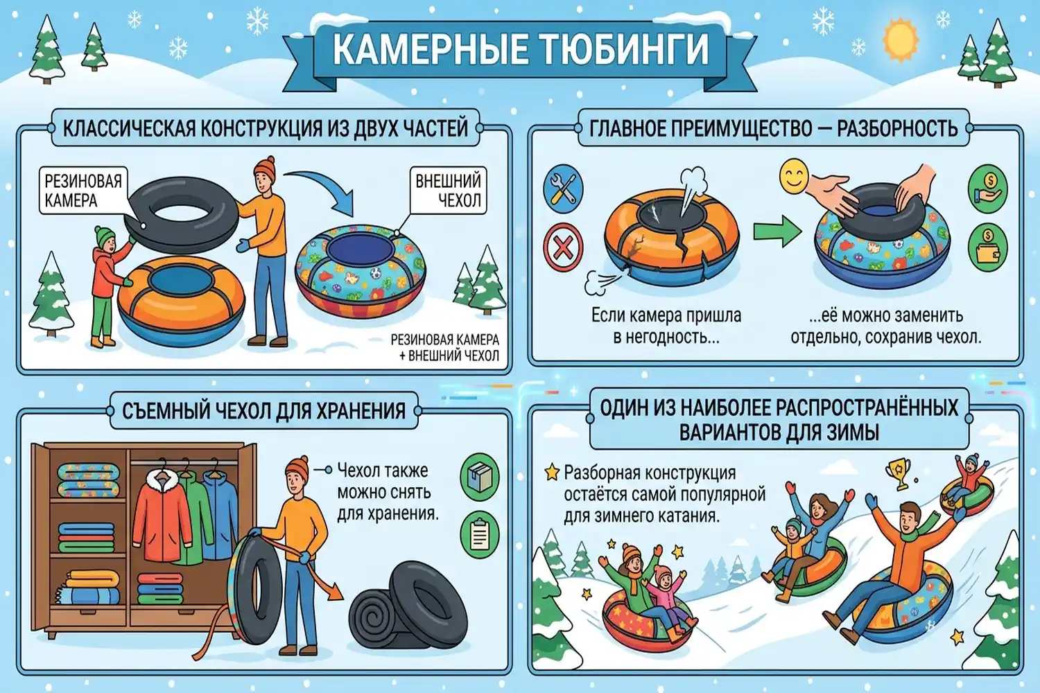 камерные тюбинги