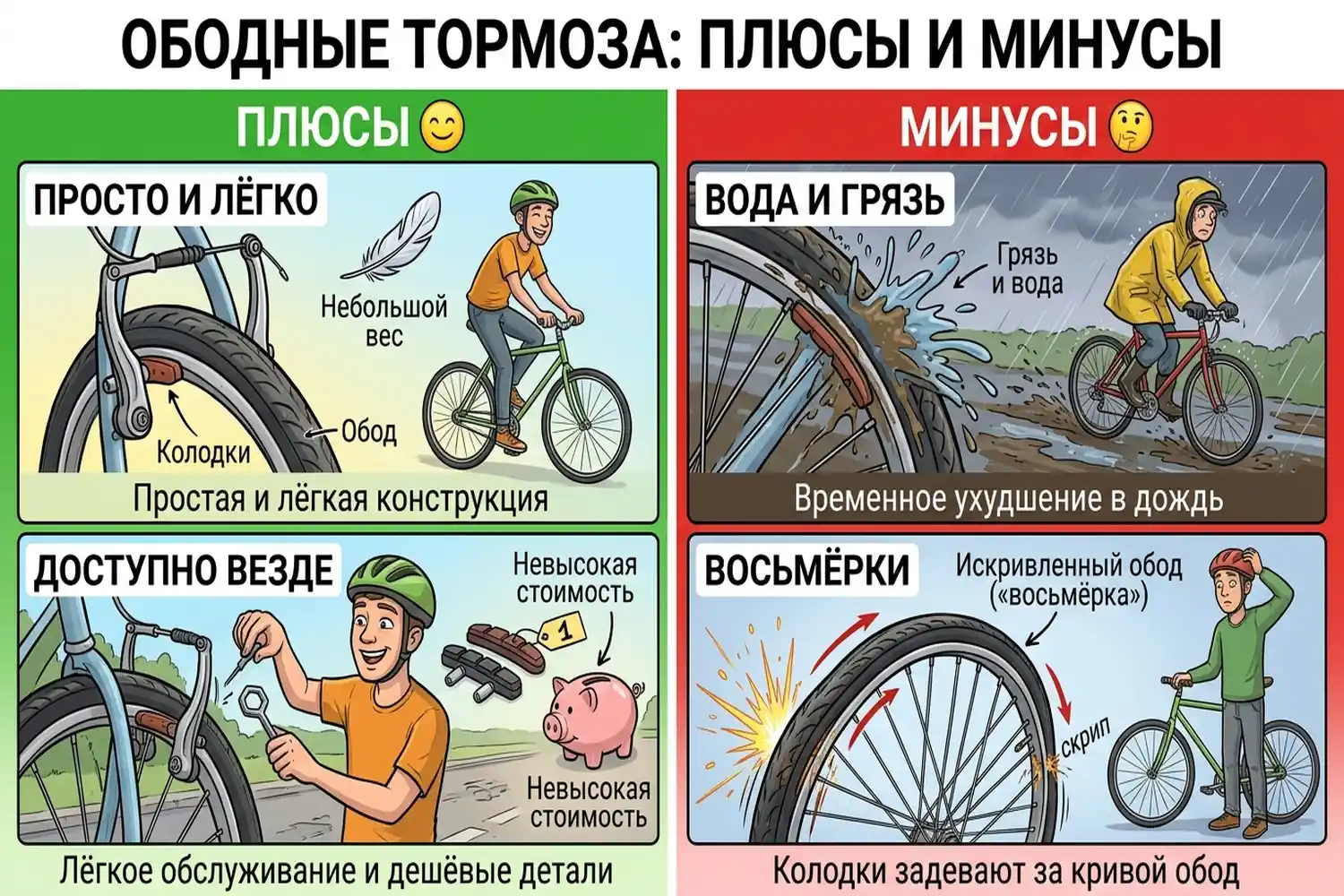 ободные тормоза