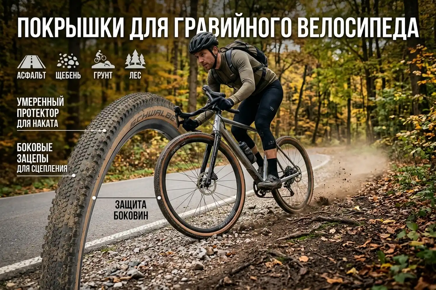 покрышки для гравийного велосипеда