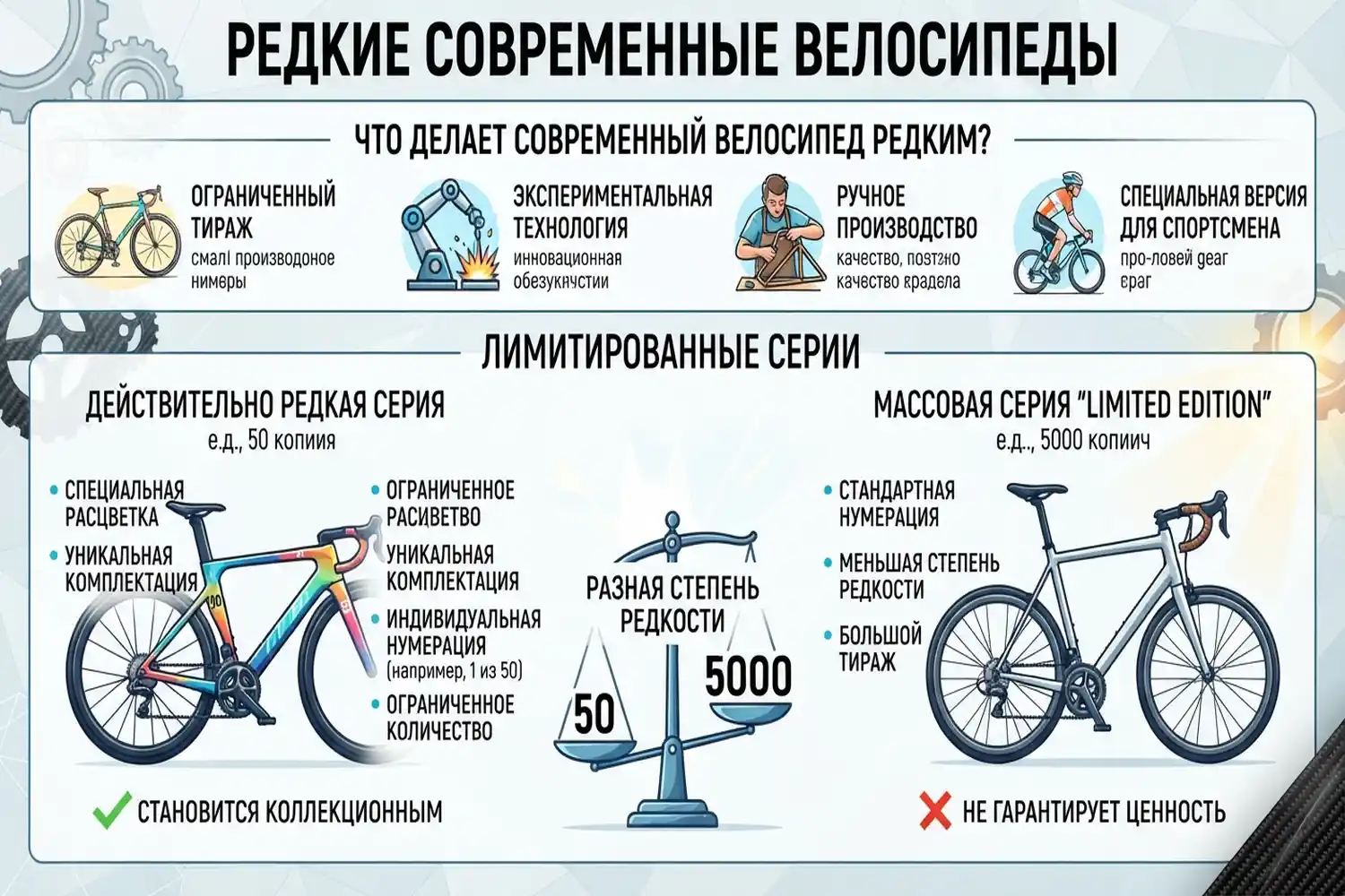 редкие современные велосипеды