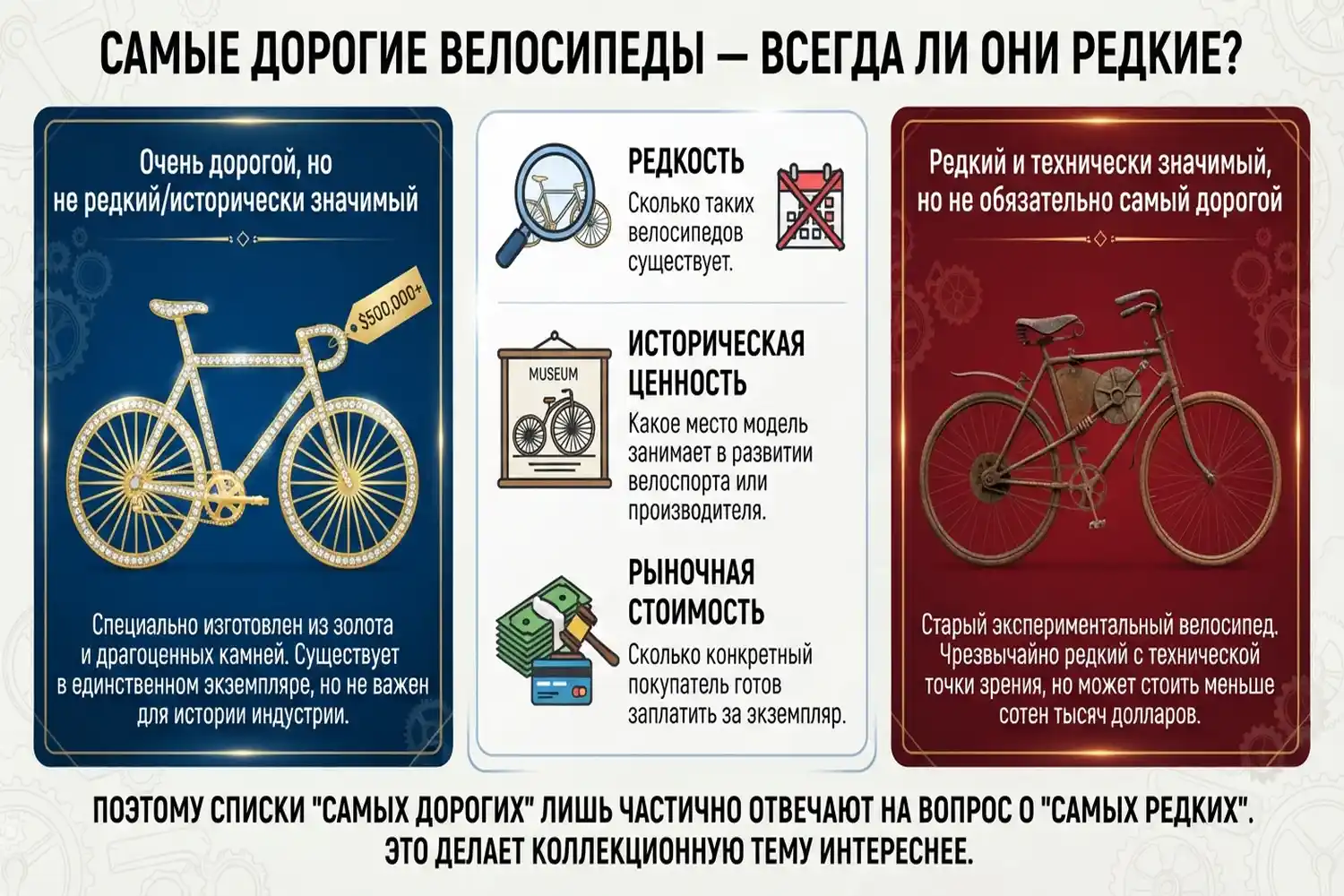 самые дорогие велосипеды всегда ли они редкие