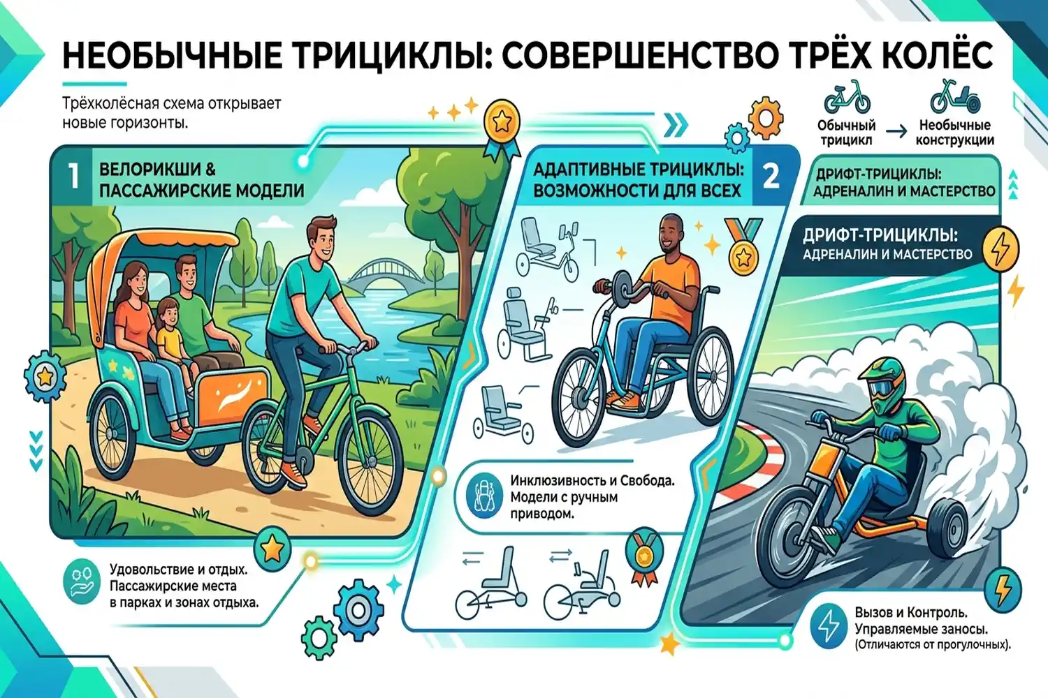 специализированные трициклы
