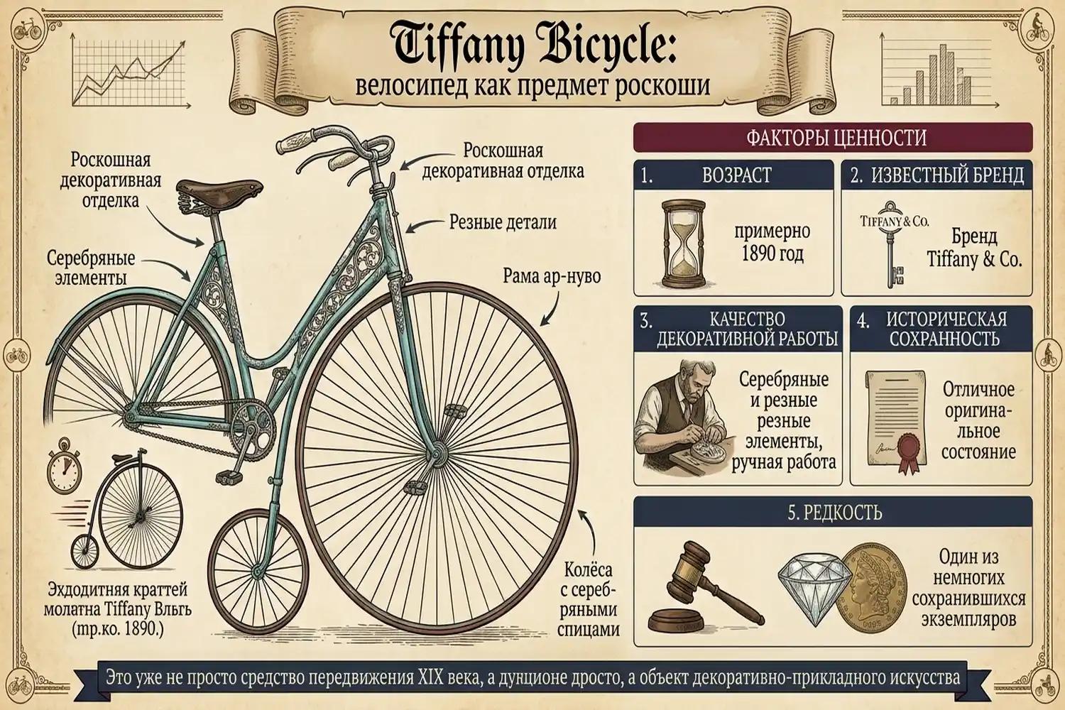 tiffany bicycle велосипед как предмет роскоши
