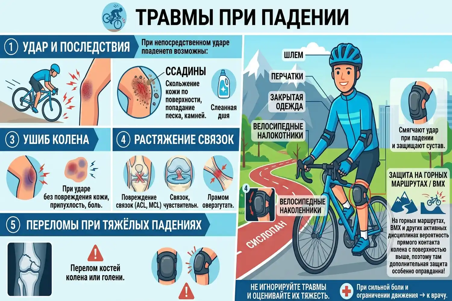травмы при падении